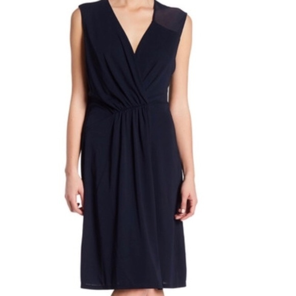 Halston Heritage Dresses & Skirts - Halston Heritage Mesh Panel Cocktail Dress